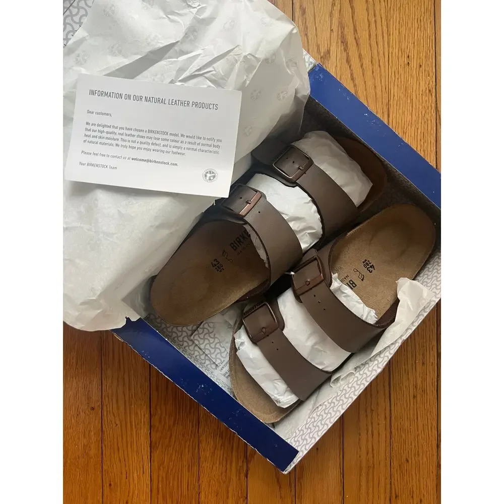 NEW Birkenstock Sandals Arizona Regular Fit Mocca Brown Men Size 43 US Size 10 - Picture 9 of 9